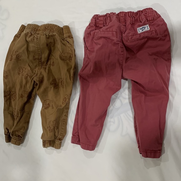 Oshkosh and Garanimals soft and comfy cotton boy pants 12-18 month - Picture 2 of 3